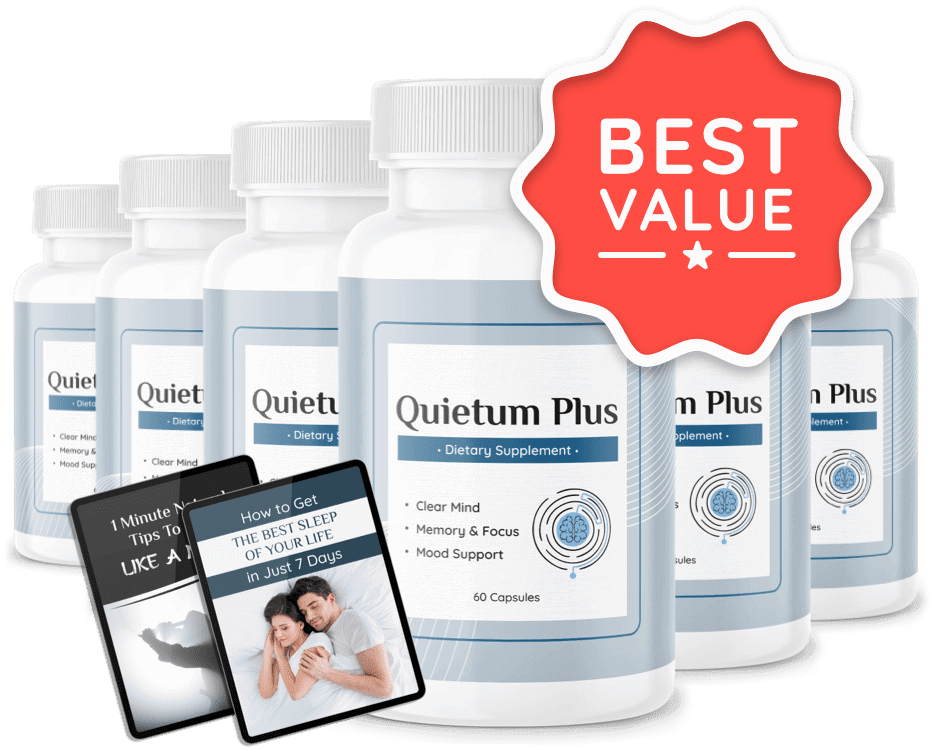 Quietum Plus 6 bottles maximum order pack
